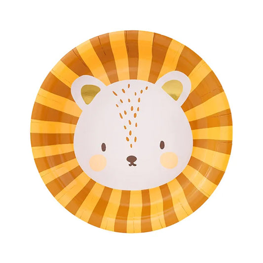 6 Assiettes en Carton Tendance - Ø 18cm - Léo