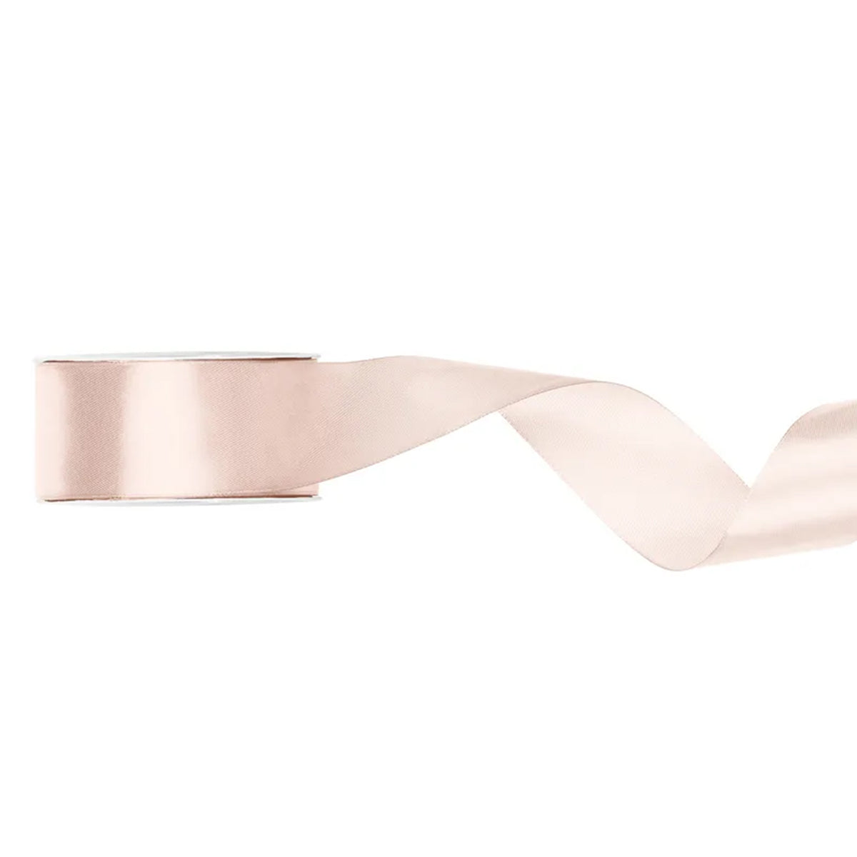 1 ruban pour ballons - Satin - Blanc cassé - 25mm
