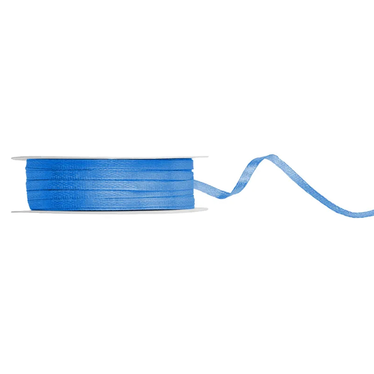 1 Ruban à ballons - Satin - Bleu - 3mm