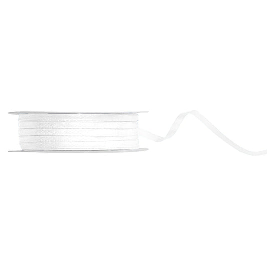 1 Ballonlint - Satijn - 3mm - Wit
