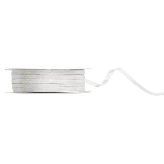1 ballonlint - satijn - crème licht - 3 mm