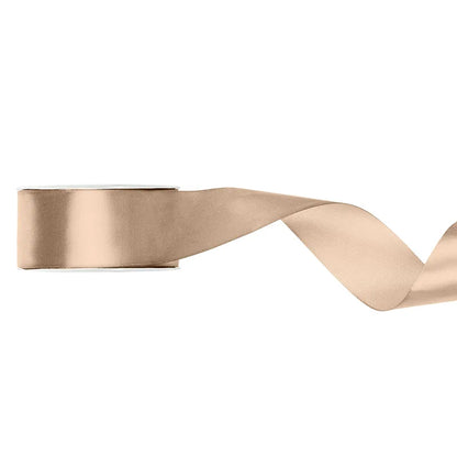 1 Ruban à ballons - Satin - Pêche - 38 mm