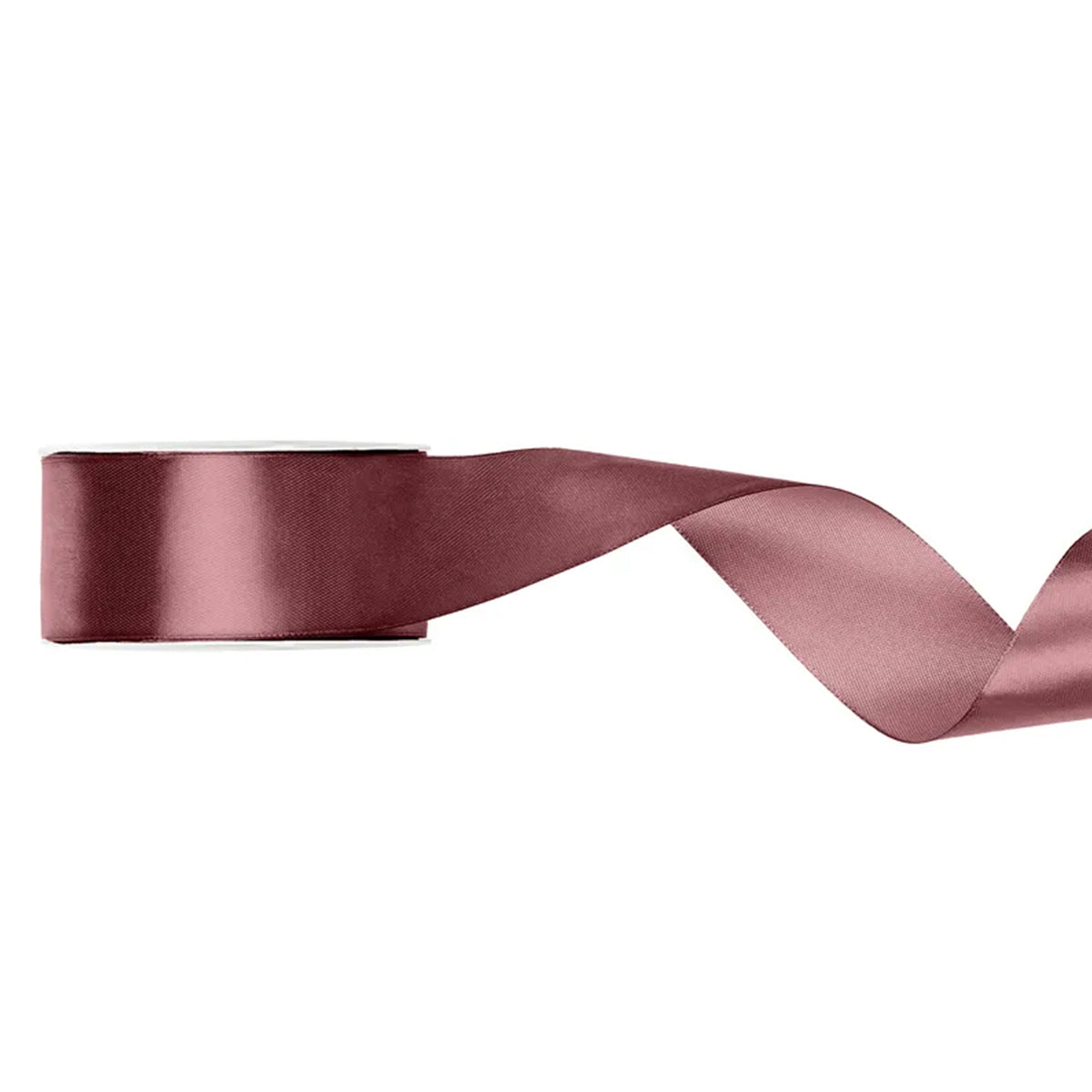 1 Ballonband - Satijn - Oudroze Donker - 38mm