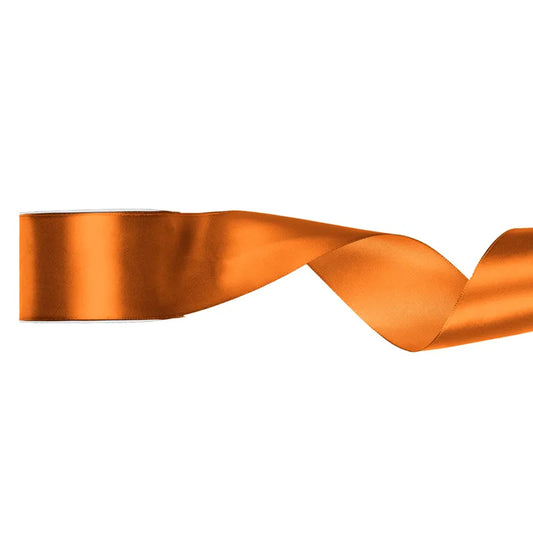 1 ruban pour ballon - satin - couleur rouille - 50mm