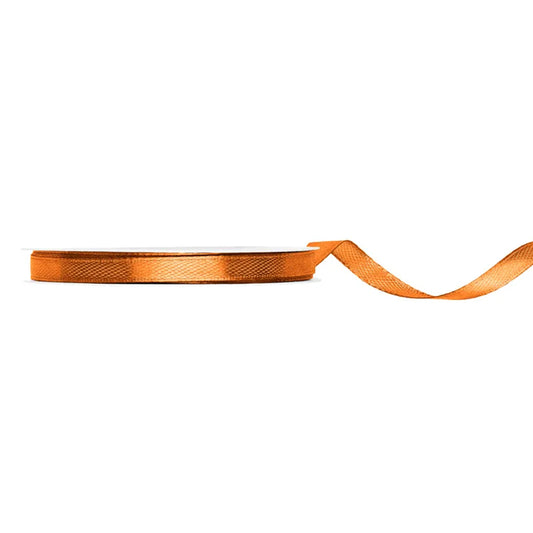 1 ruban pour ballon - satin - couleur rouille - 6mm