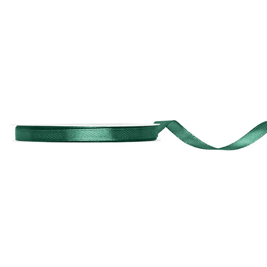 1 ruban pour ballons - Satin - Vert Bouteille - 6mm