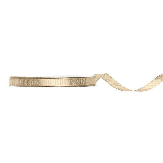 1 Ruban pour ballon - Satin - Or froid - 6mm