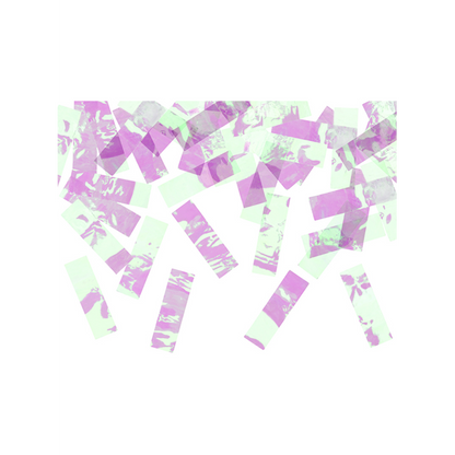 1 Confettikanon XL - 60cm - Metallic - Stroken - Iriserend