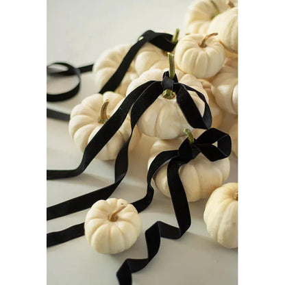 1 Ballonlint - Velours - Zwart - 15 mm