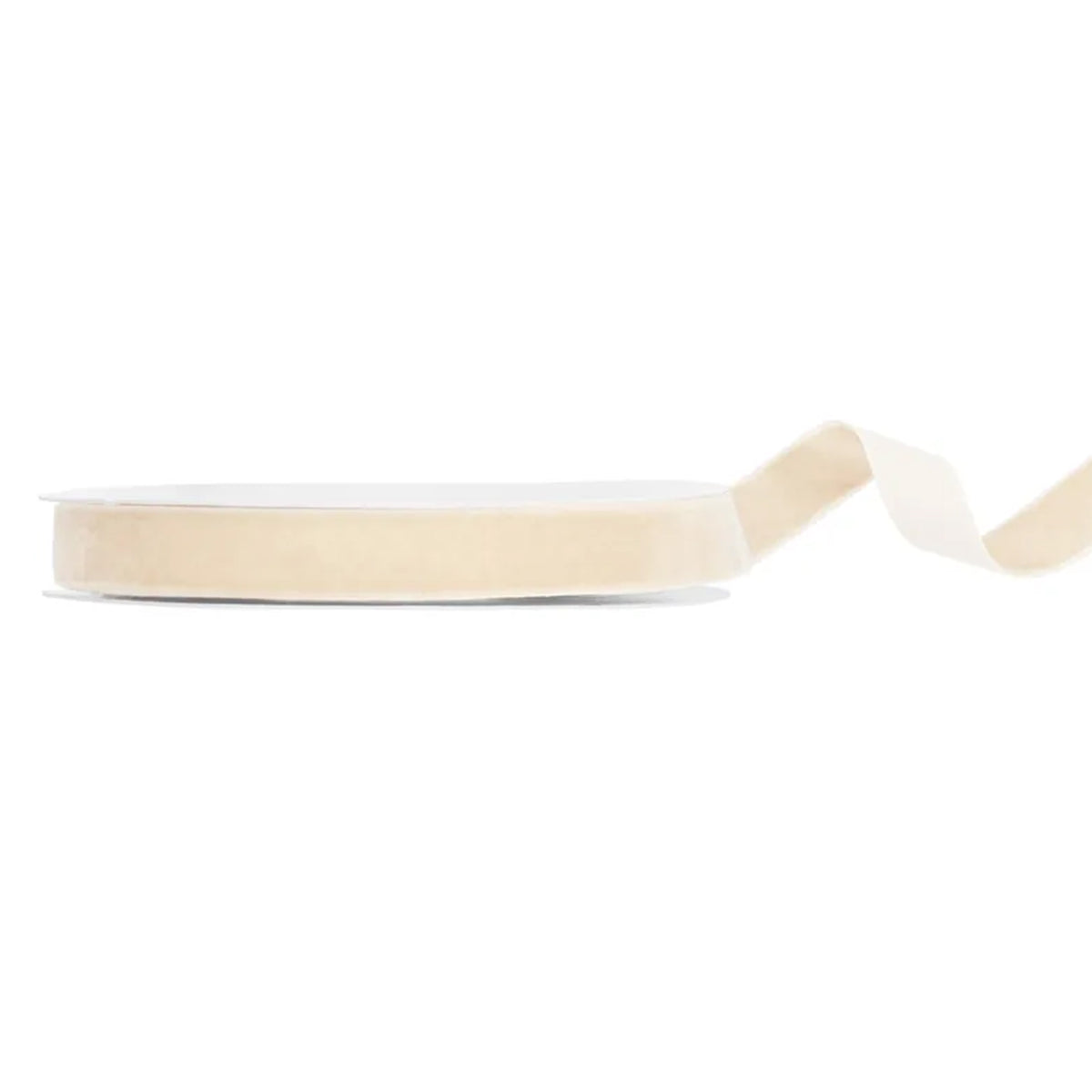 1 ballonnenlint - velours - beige - 15 mm