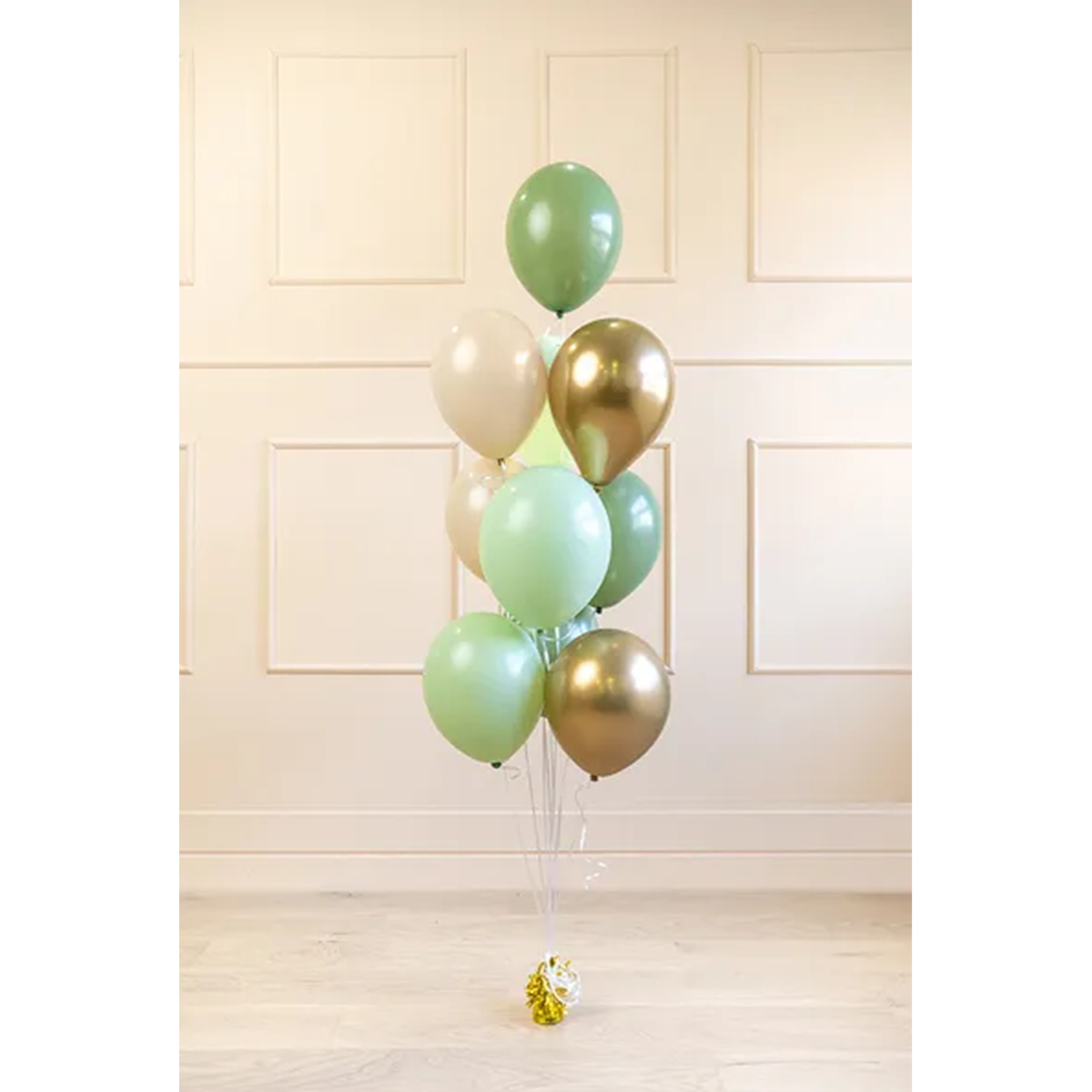 10 ballonnen - Ø 27cm & 30cm - Pastel Pistache & Rozemarijn
