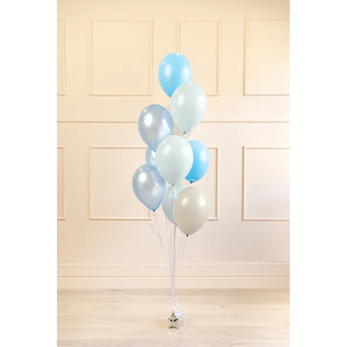 10 ballons de baudruche - Ø 27 cm et 30 cm - bleu pastel