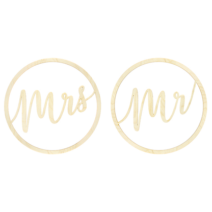 1 kit de décoration - Suspendu - Mr & Mrs