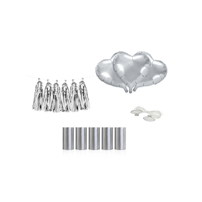 1 kit de décoration pour voiture - Cœurs