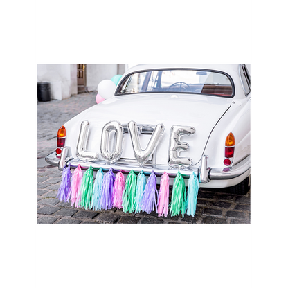 1 Kit de décoration de voiture - Love - Argent