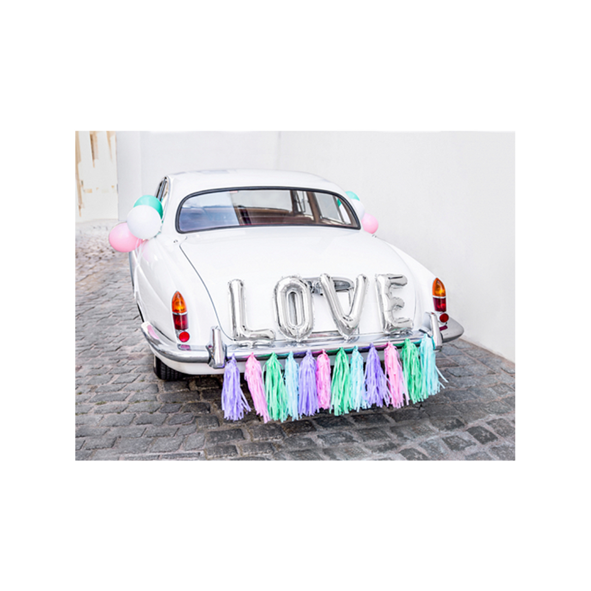 1 Kit de décoration de voiture - Love - Argent