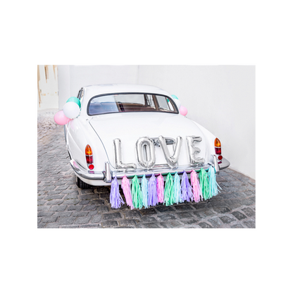 1 Kit de décoration de voiture - Love - Argent