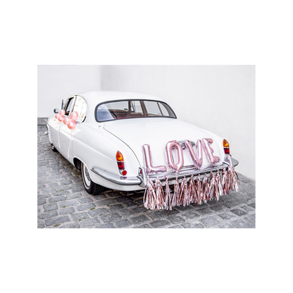 1 Autodecoratieset - Love - Roségoud