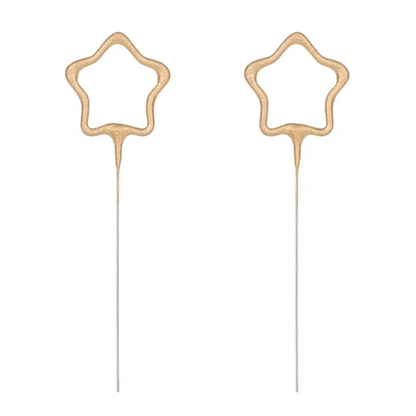 2 bougies magiques - Etoiles scintillantes
