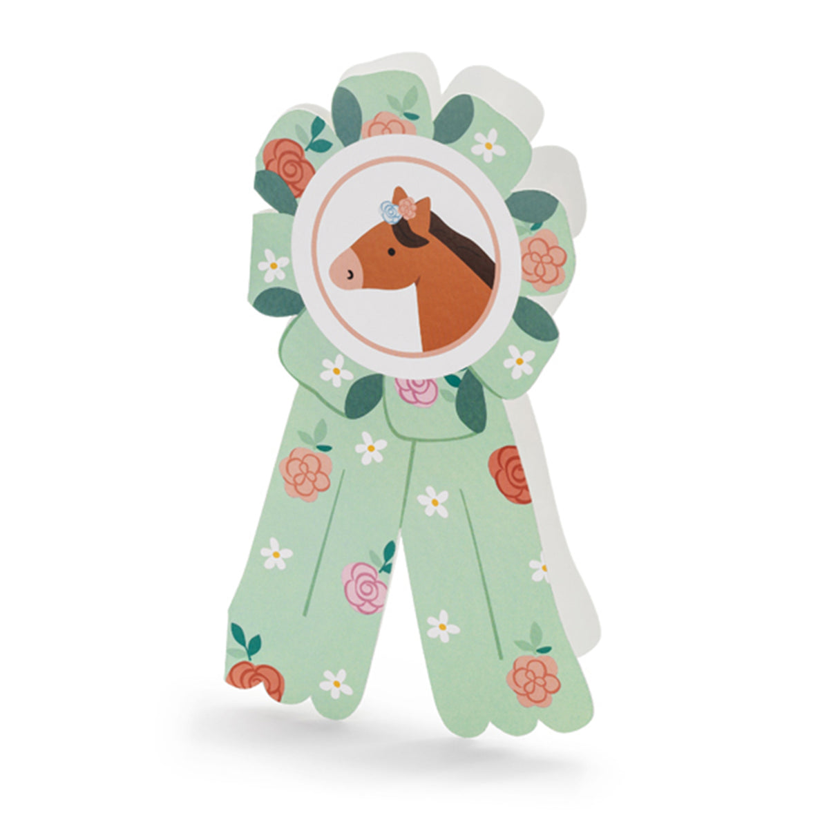 6 cartes d'invitation - Chevaux