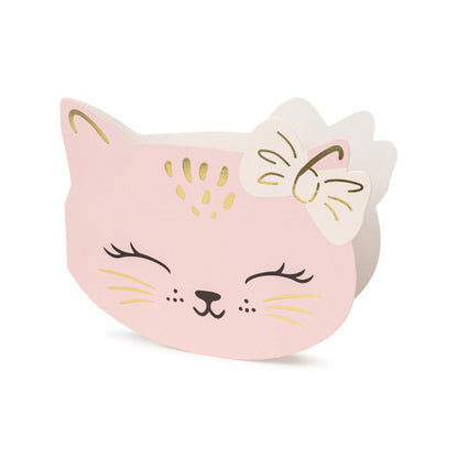 6 cartons d'invitation - Kitty