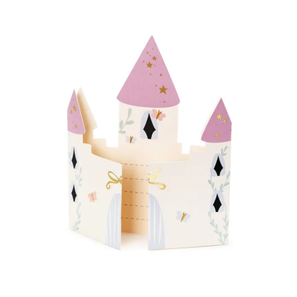 6 uitnodigingskaarten - Kasteel