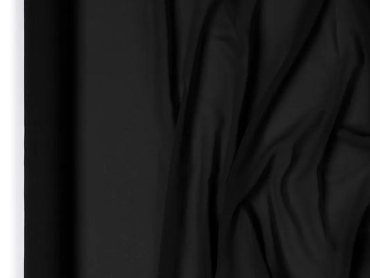 1 Chemin de table en mousseline - Noir