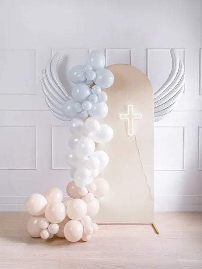 2 ballons - guirlande d'ailes