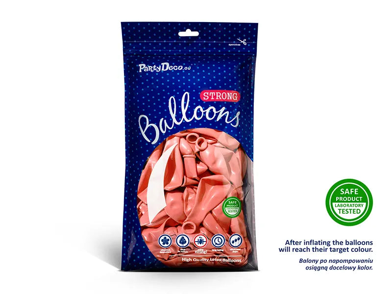 50 ballons - Ø 30cm - Métallisé - Or Rose