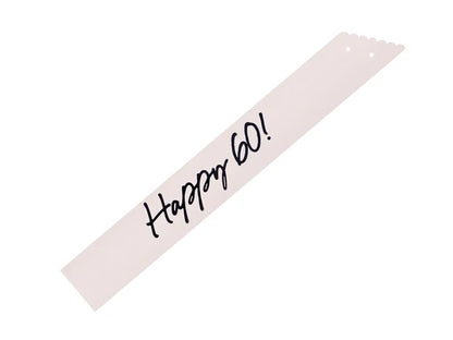 1 Écharpe - Happy 60 - Crème